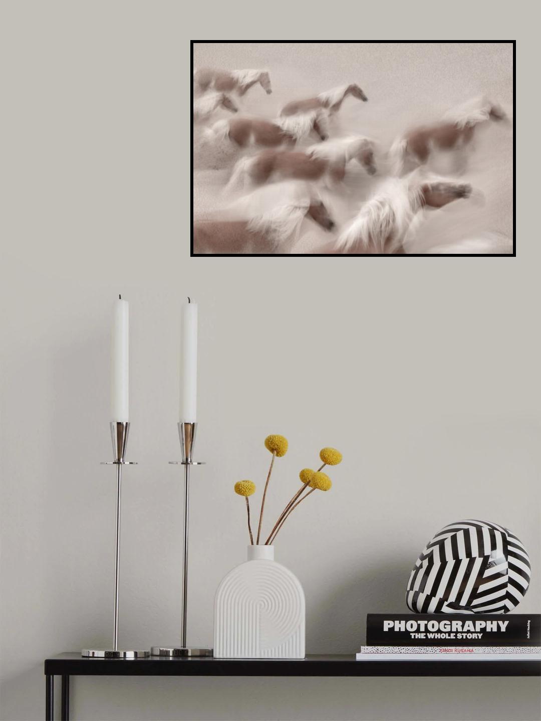 The foam of the wave Poster och Canvastavla