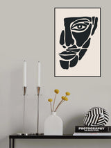 Abstract Face Series #2 Poster och Canvastavla