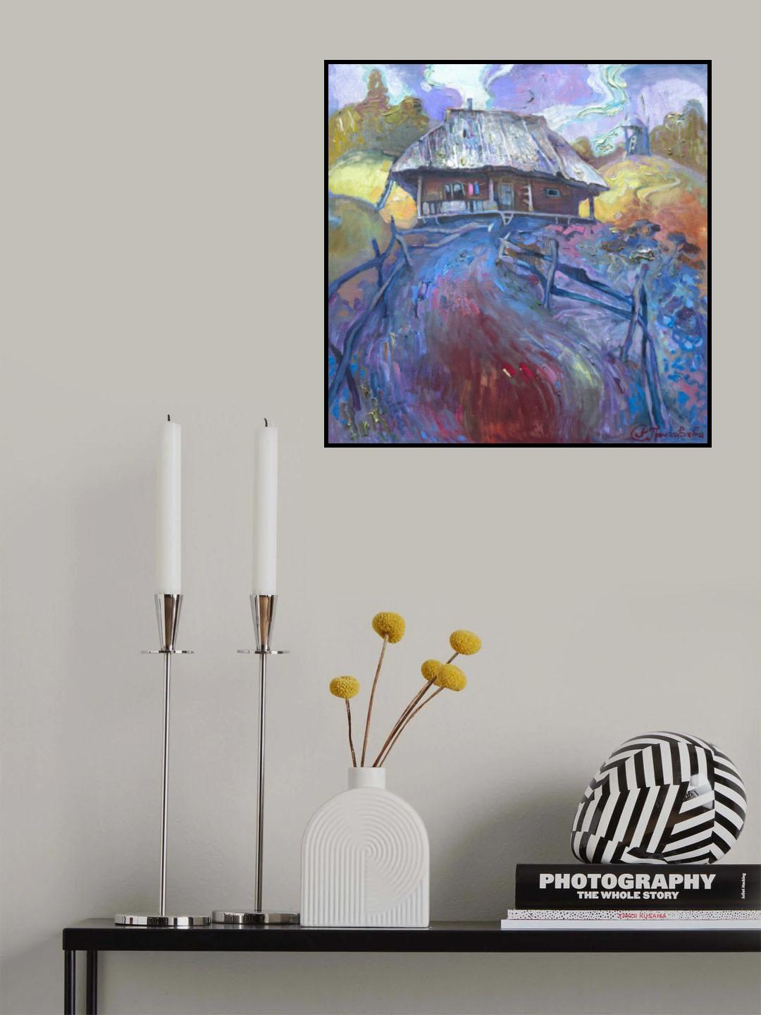Carpathian Hut Poster och Canvastavla