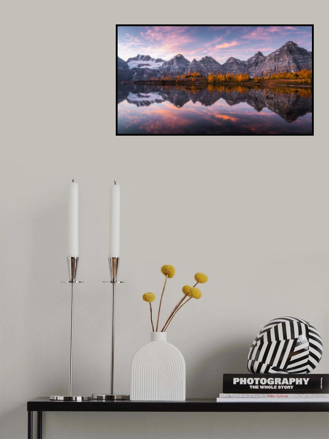 Mirror in Banff Poster och Canvastavla