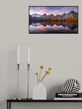 Mirror in Banff Poster och Canvastavla