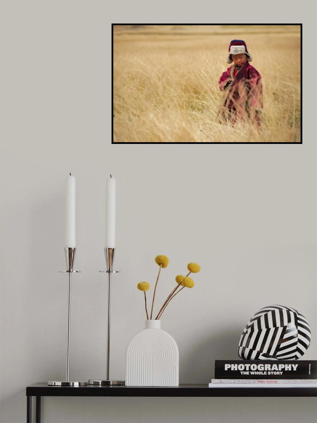Stuck in the hay Poster och Canvastavla
