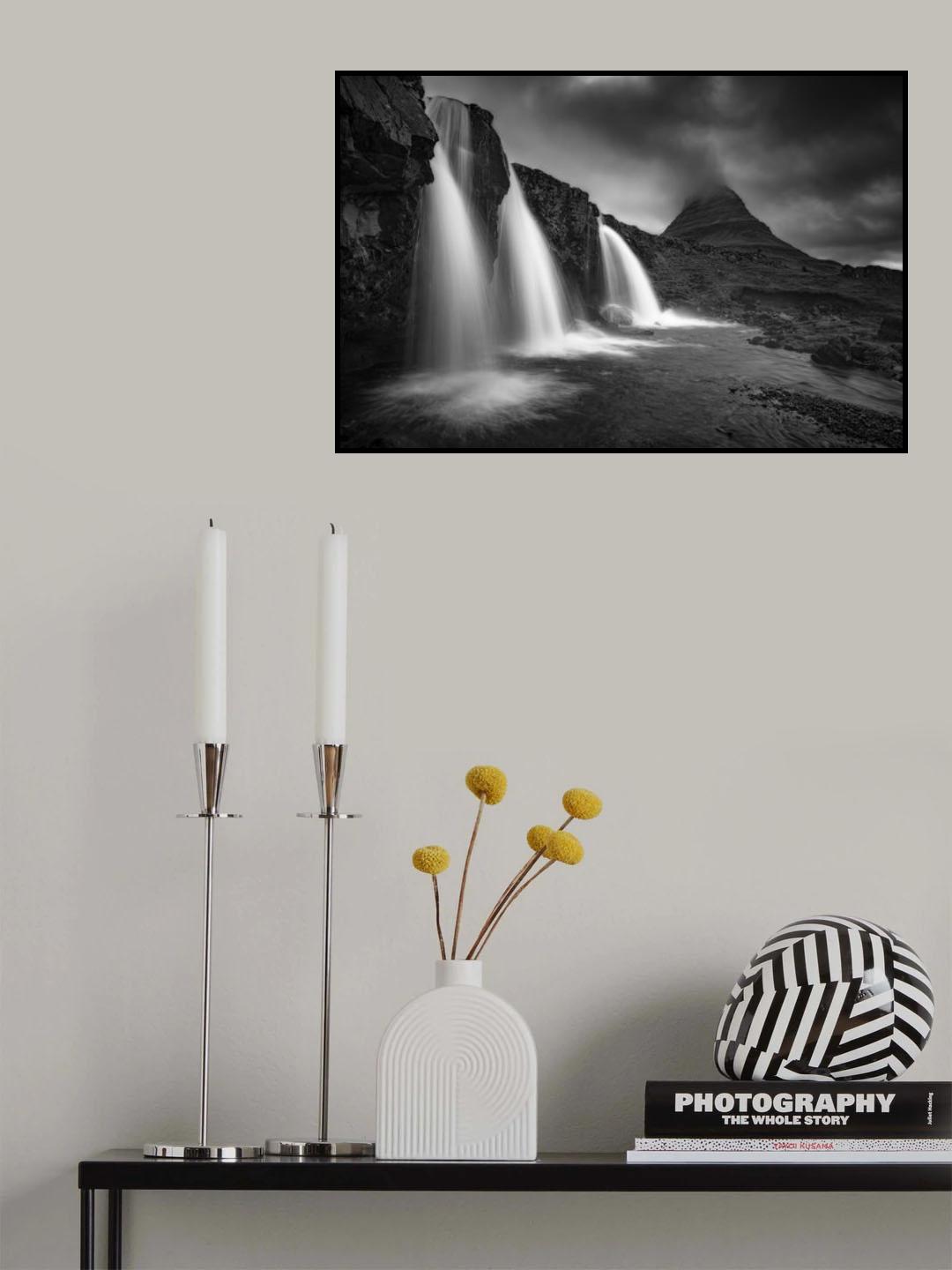 Kirkjufellsfoss Poster och Canvastavla