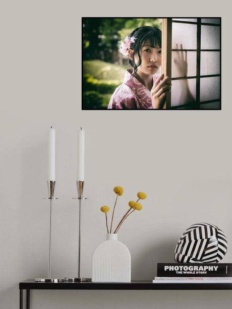 Paper Sliding Door Poster och Canvastavla