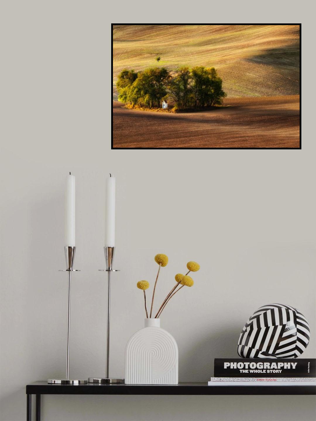 field chapel Poster och Canvastavla