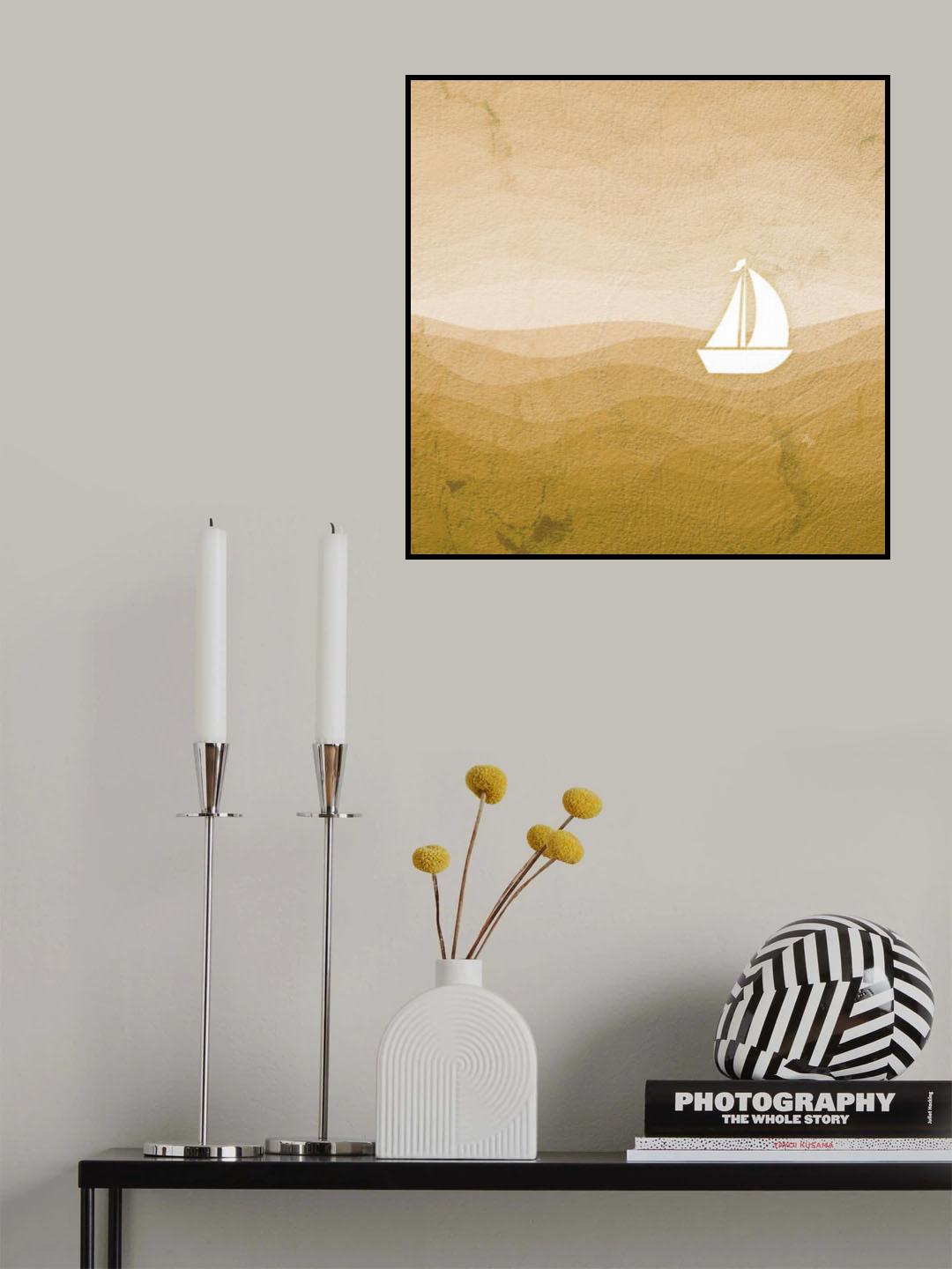 Sea Storm Poster och Canvastavla