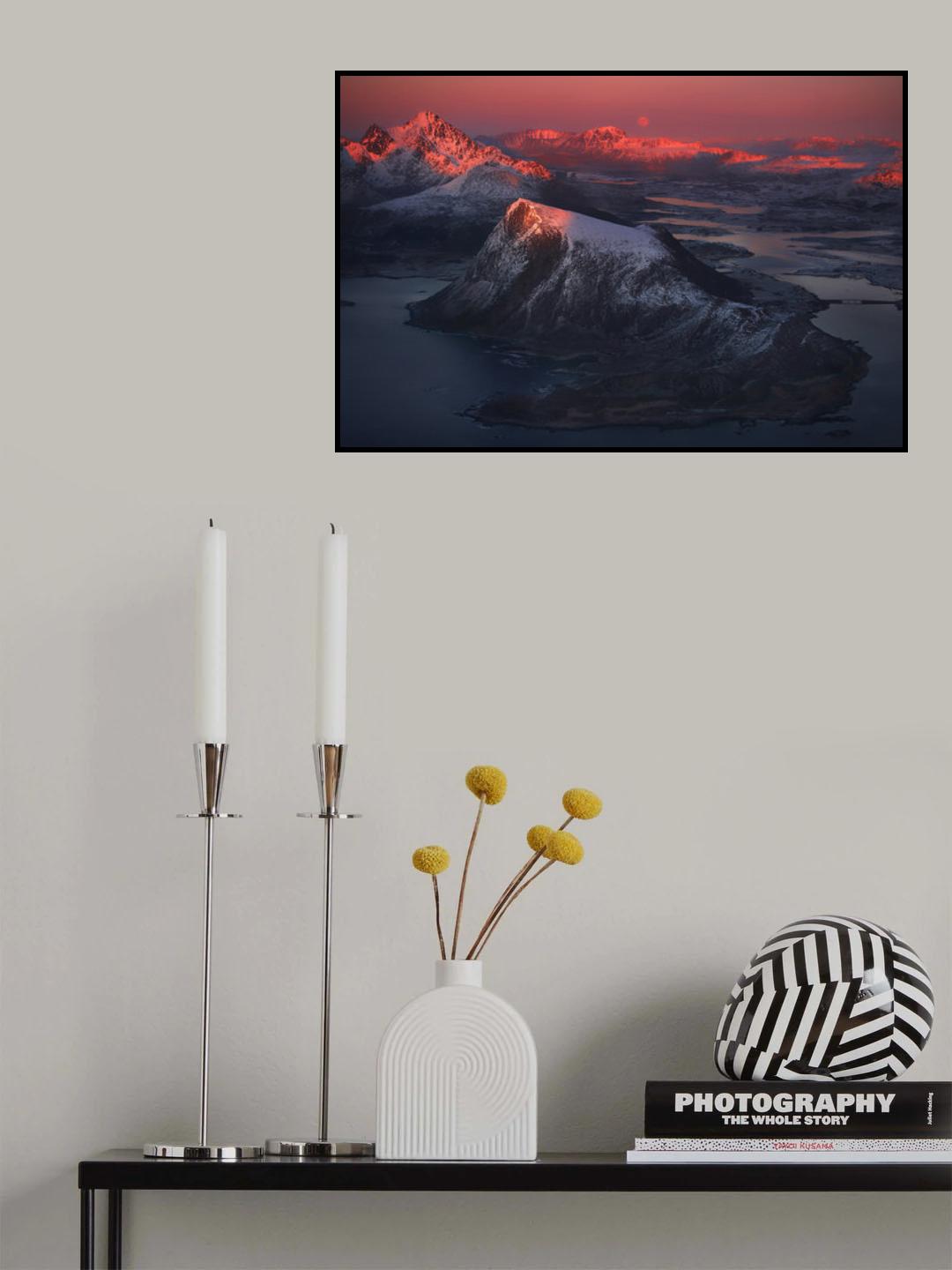 Here live dragons... Poster och Canvastavla