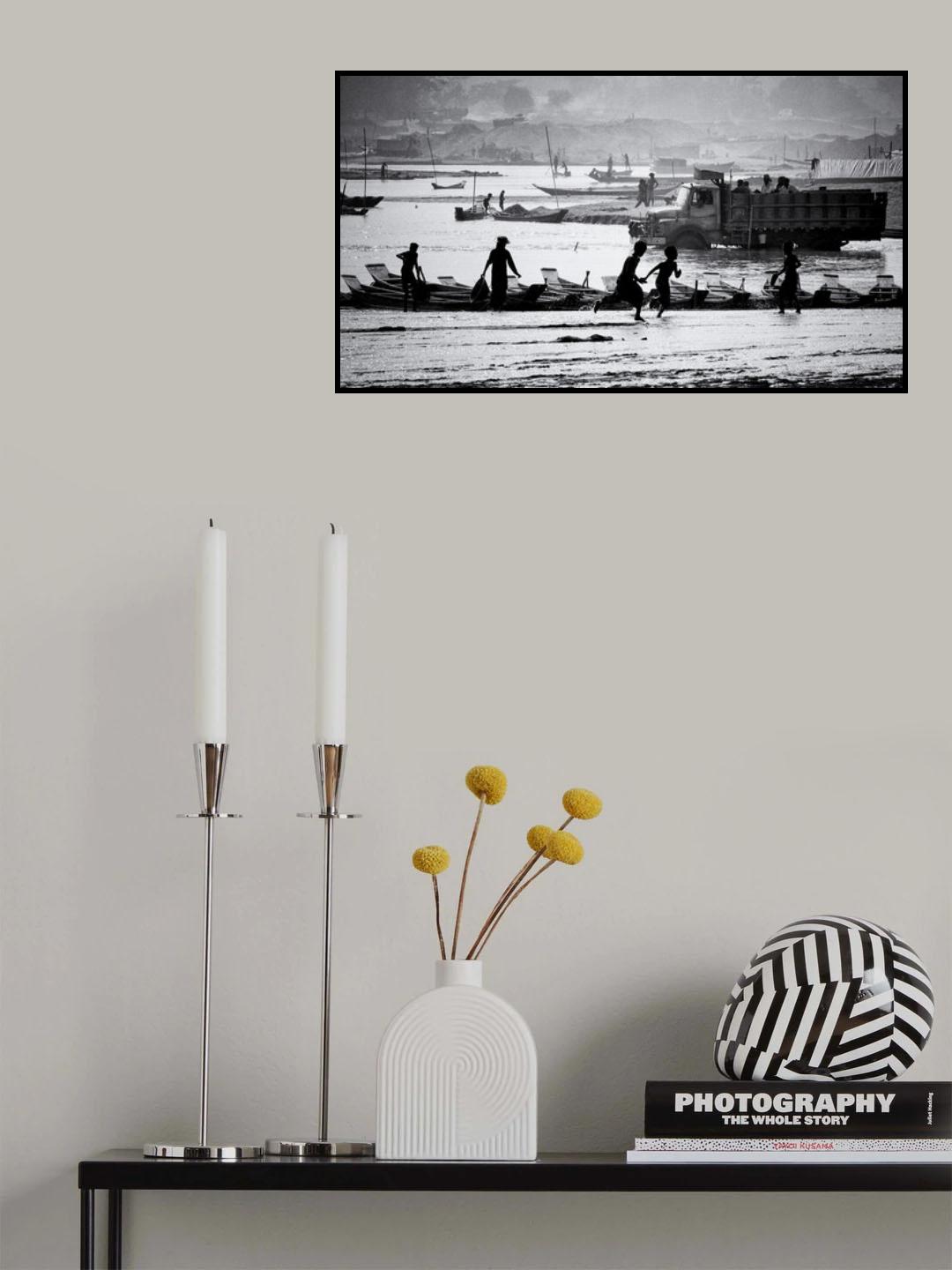 River quarry children III Poster och Canvastavla