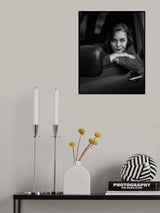 Polina BW Poster och Canvastavla