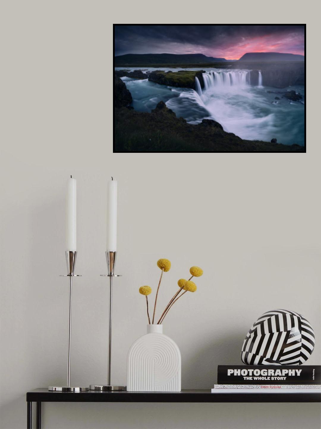Godafoss Poster och Canvastavla