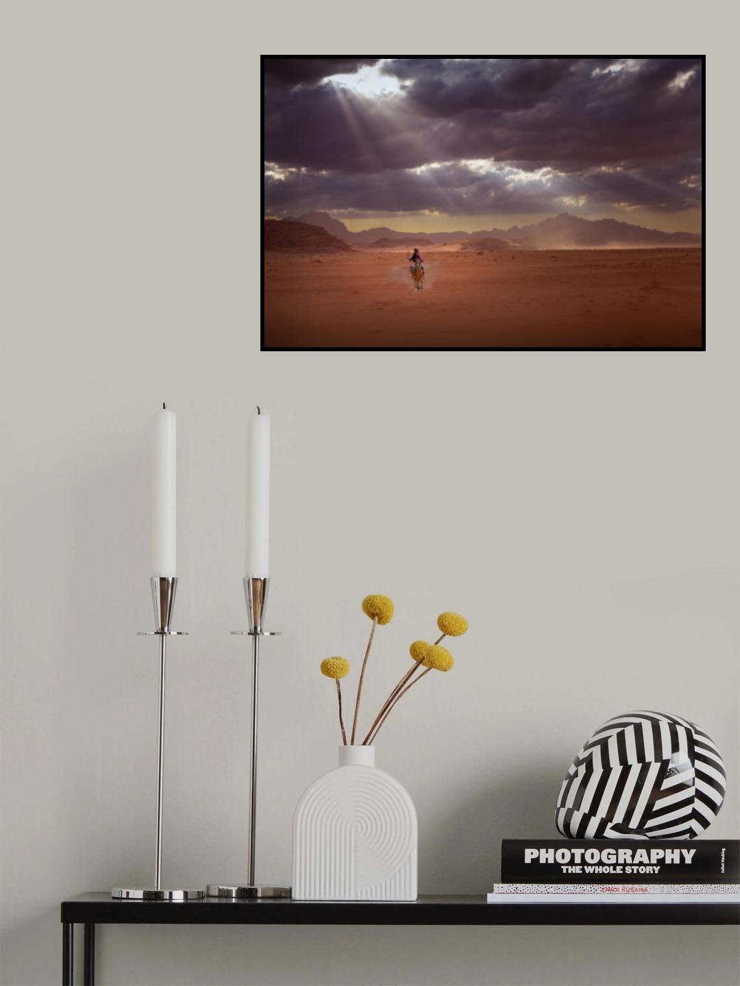Desert Knight Poster och Canvastavla