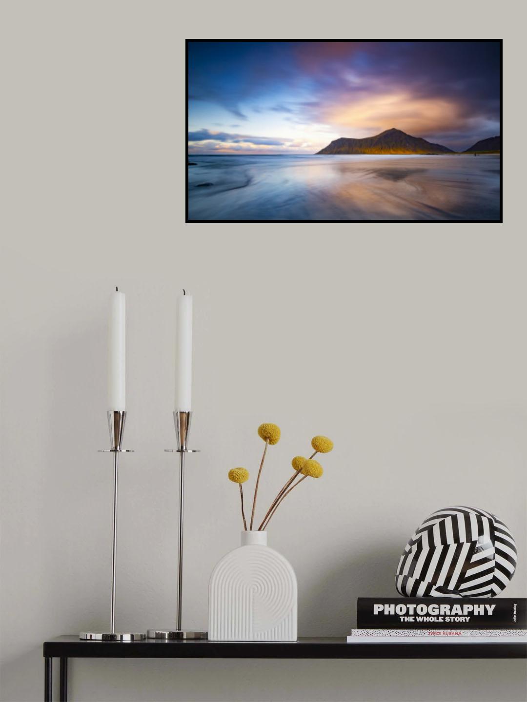 Golden hour at Lofoten Poster och Canvastavla