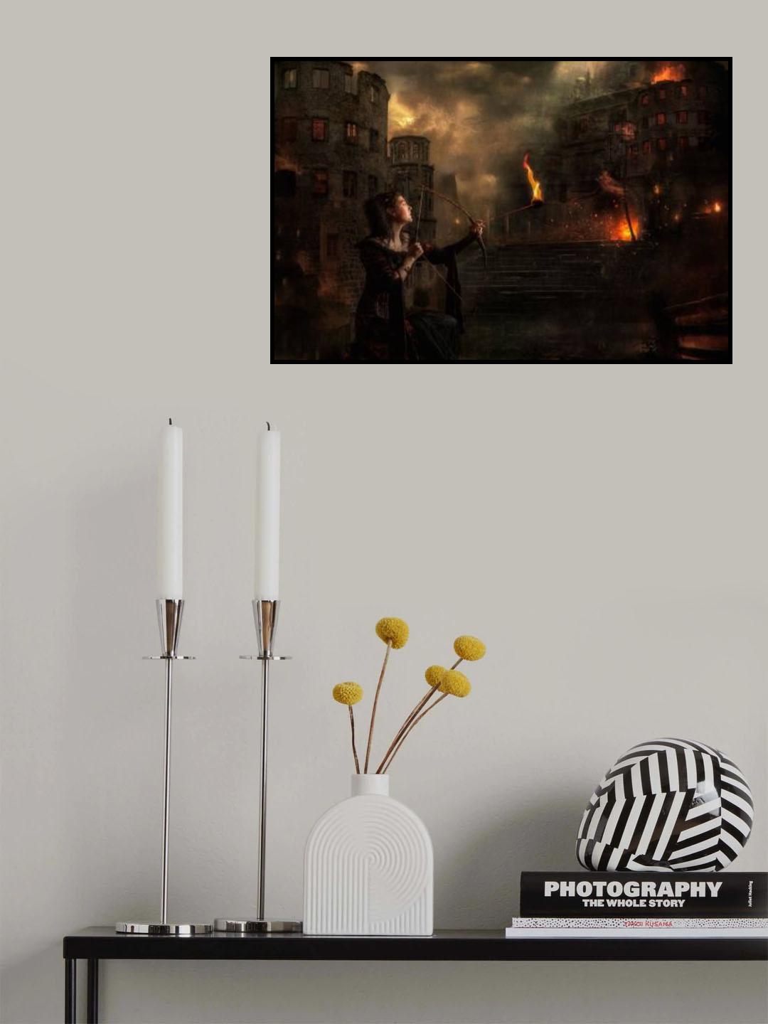 '...If this is to end in fire we should all burn together....' Poster och Canvastavla