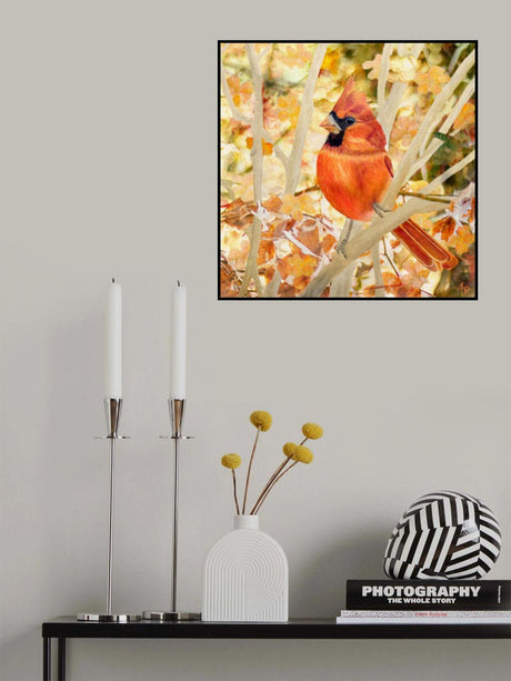 Entwined In Leaves Poster och Canvastavla
