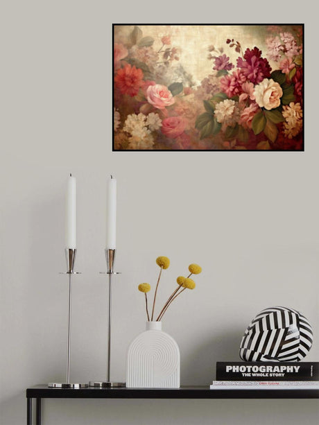 Fa Vintage Floral 27 Poster och Canvastavla