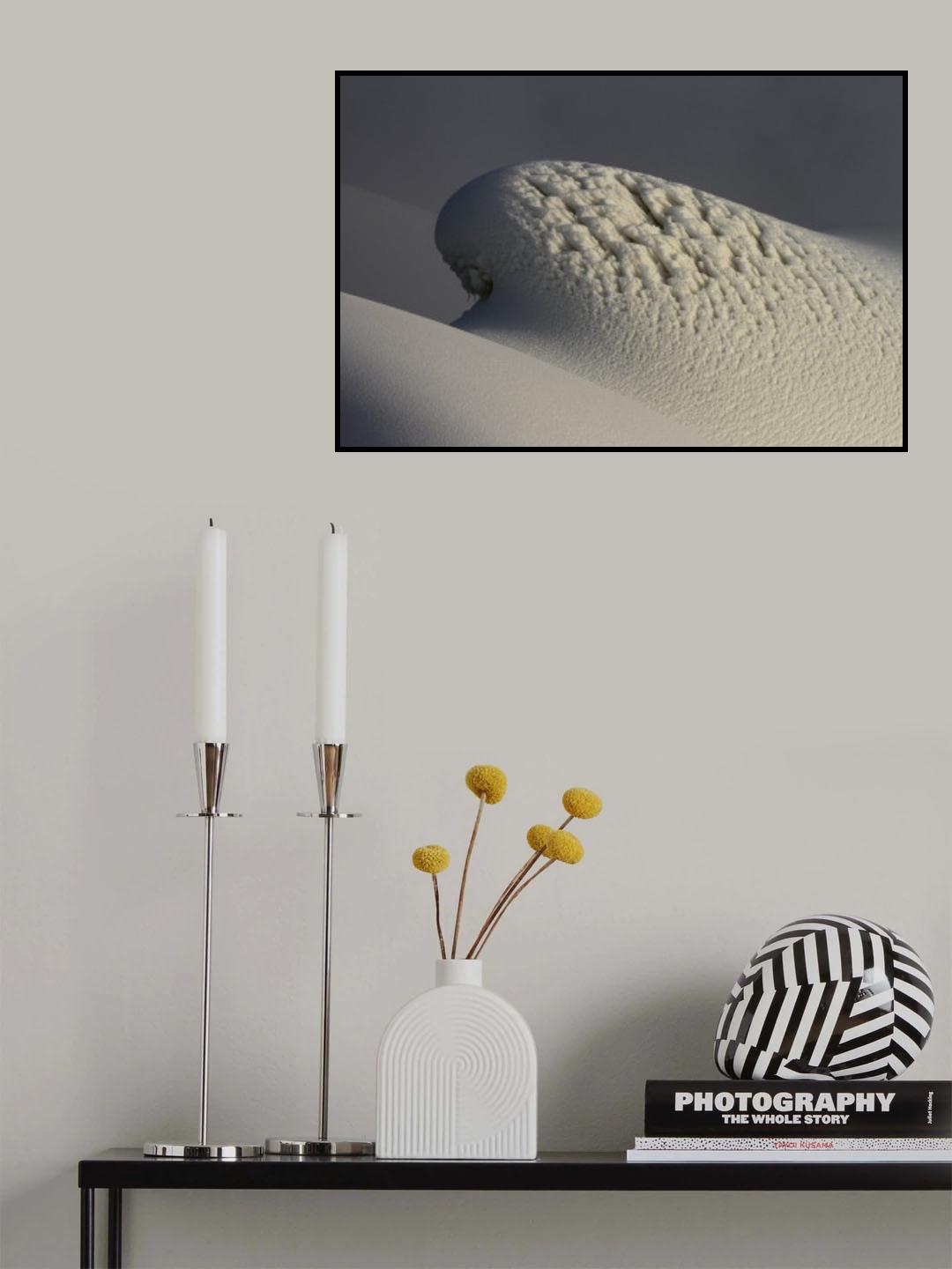 Aggressive snow Poster och Canvastavla