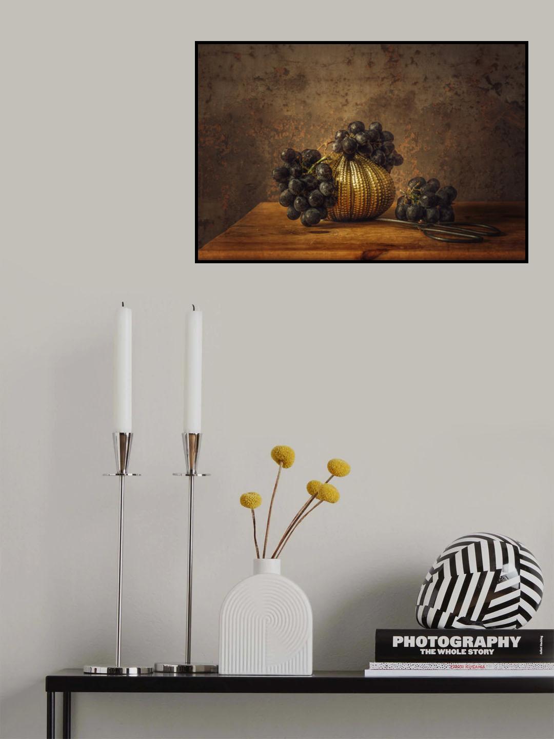 Still life Sable grape Poster och Canvastavla