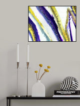 Deep Purple Agate Poster och Canvastavla