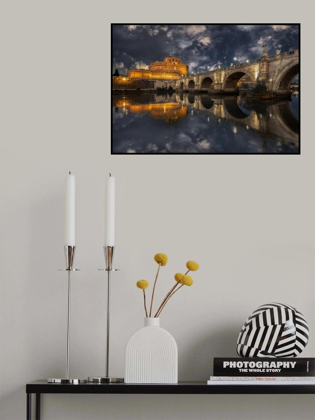 Arches and Clouds. Poster och Canvastavla