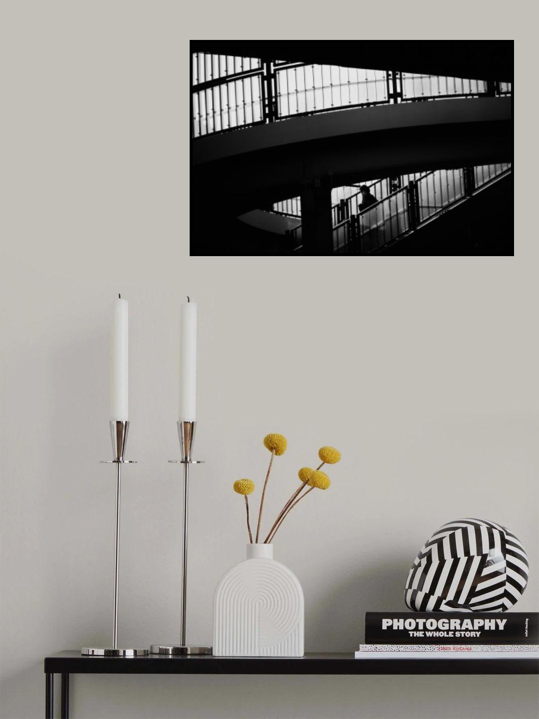 Stairs in the stairs Poster och Canvastavla