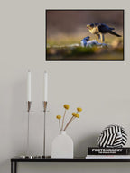 Hunter at sunset Poster och Canvastavla