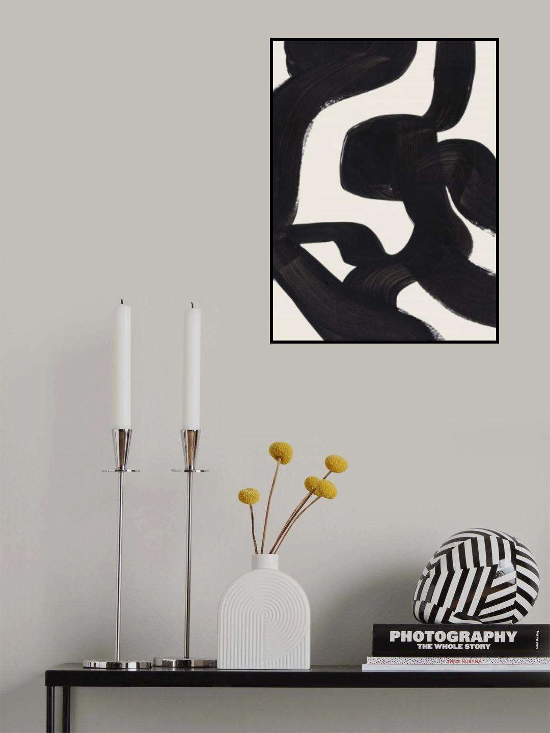 Zebra Poster och Canvastavla