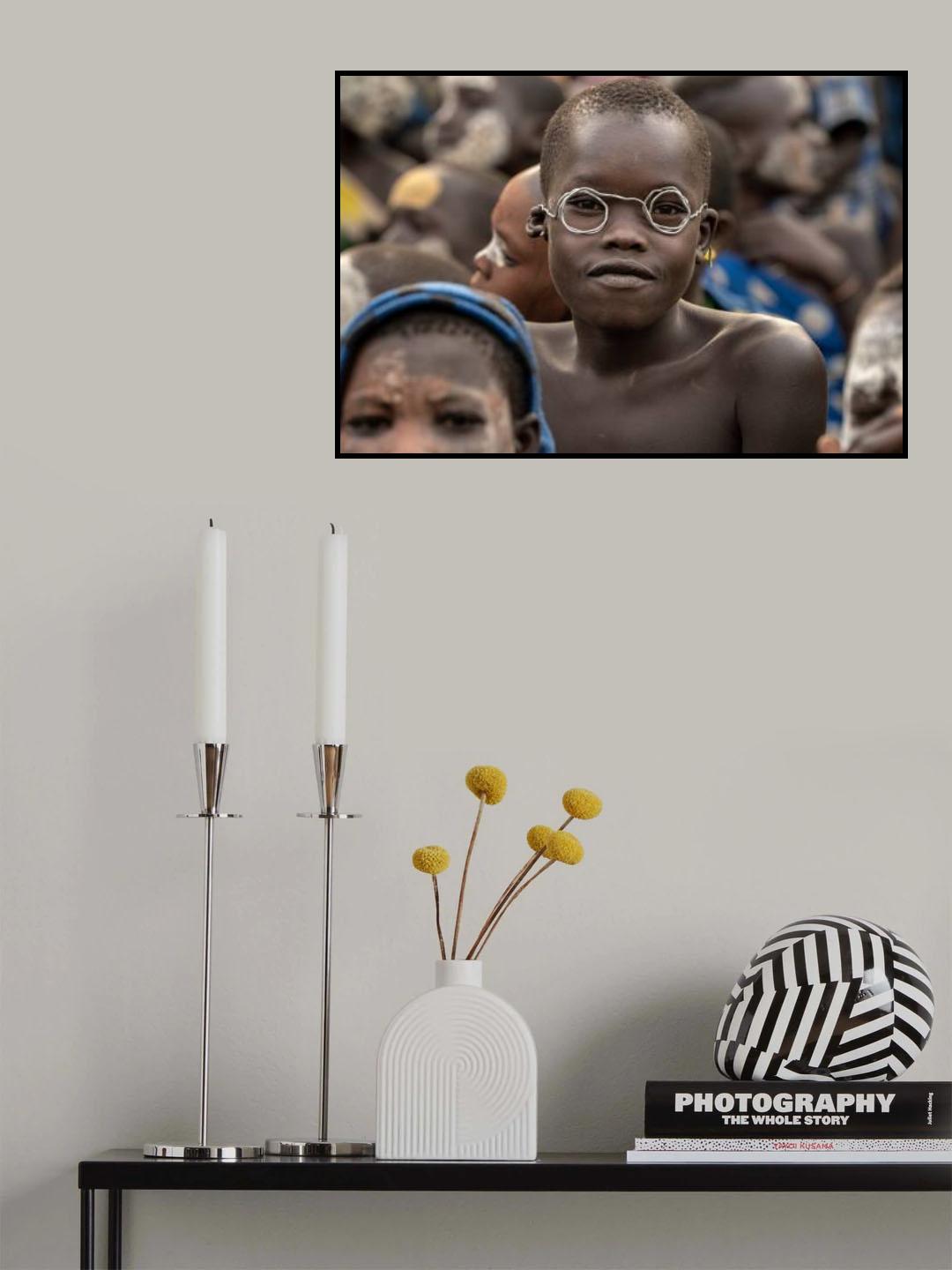 Ethiopian Suri tribes Poster och Canvastavla