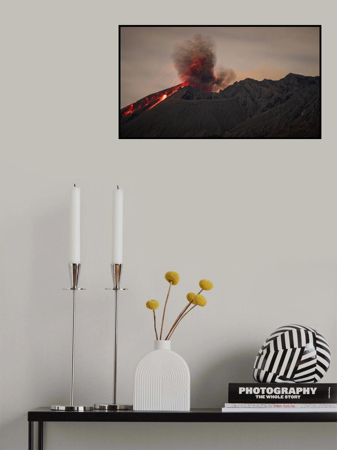 Volcano Poster och Canvastavla