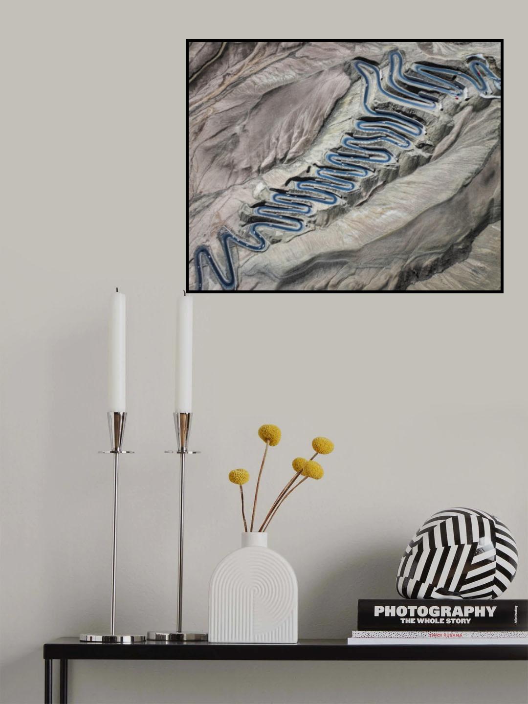 Winding Road Poster och Canvastavla