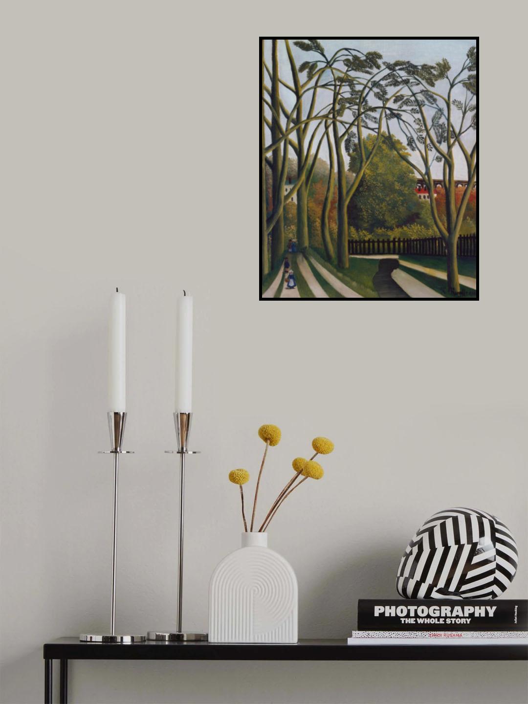 The Banks Of The Bier Near Bicetre Poster och Canvastavla