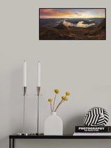 Roy's Peak - Panorama View Poster och Canvastavla