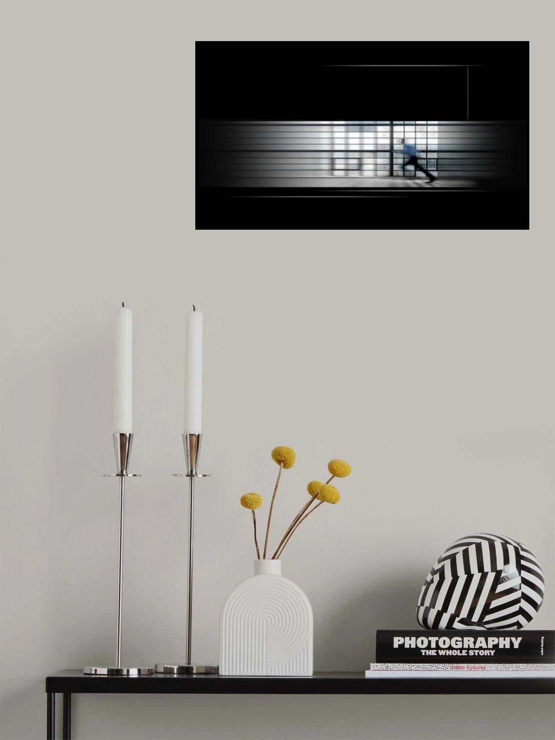 job runner Poster och Canvastavla