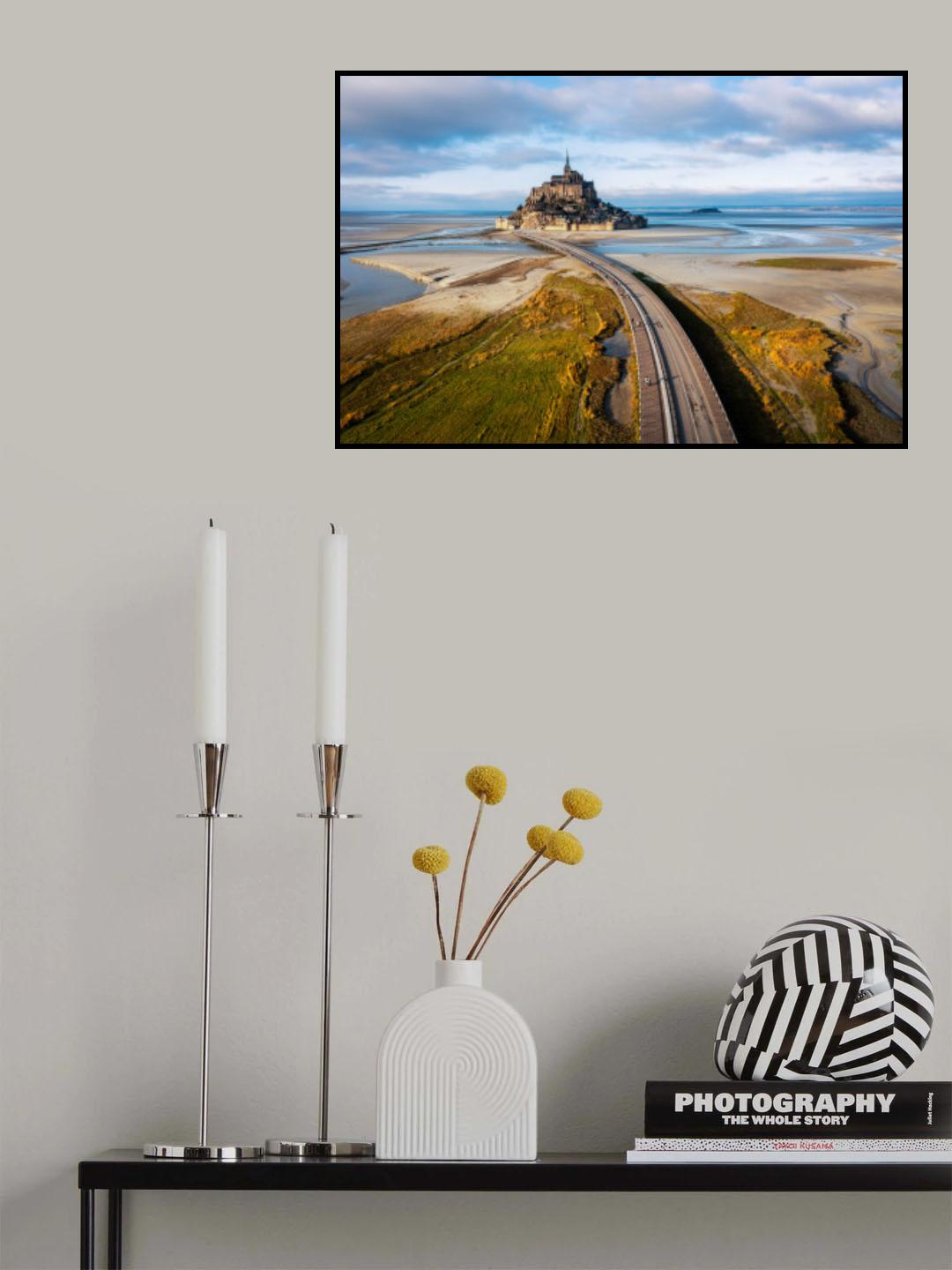 Mont St Michel Poster och Canvastavla