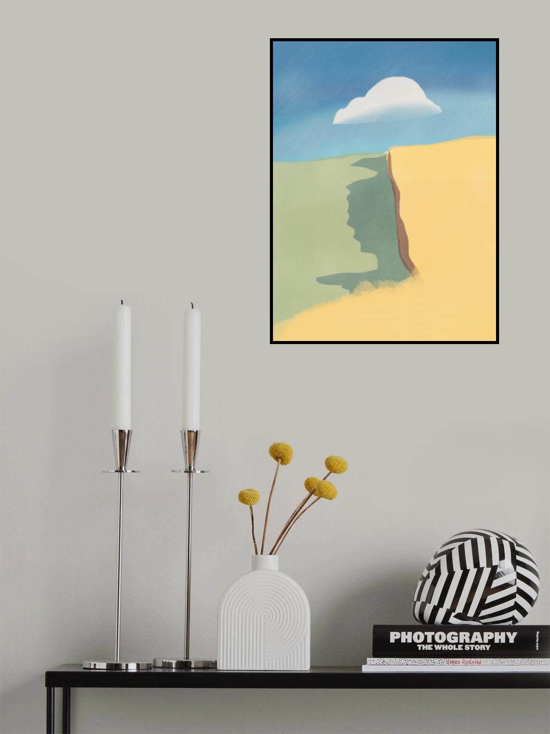 Yellow Corn Field Poster och Canvastavla