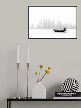 Lonely Boat Poster och Canvastavla