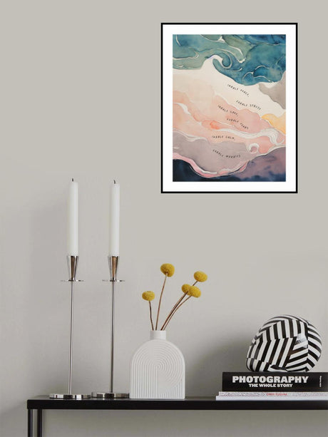 Inhalesequence Poster och Canvastavla