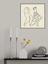 Groovy Cats Poster och Canvastavla