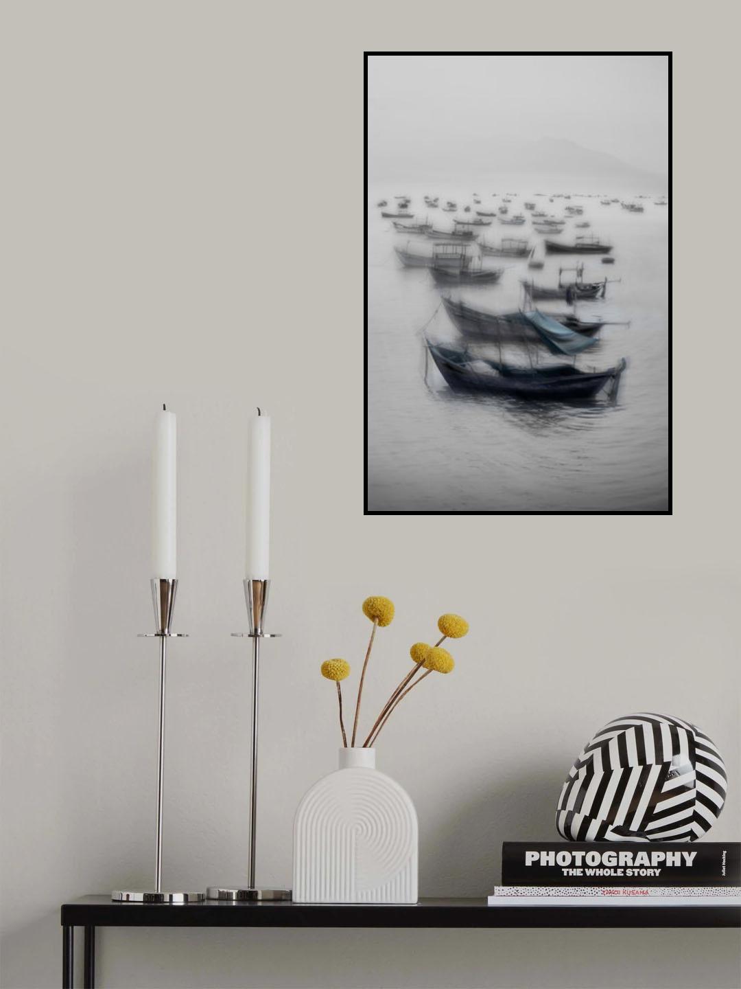 Vietnamese boats Poster och Canvastavla