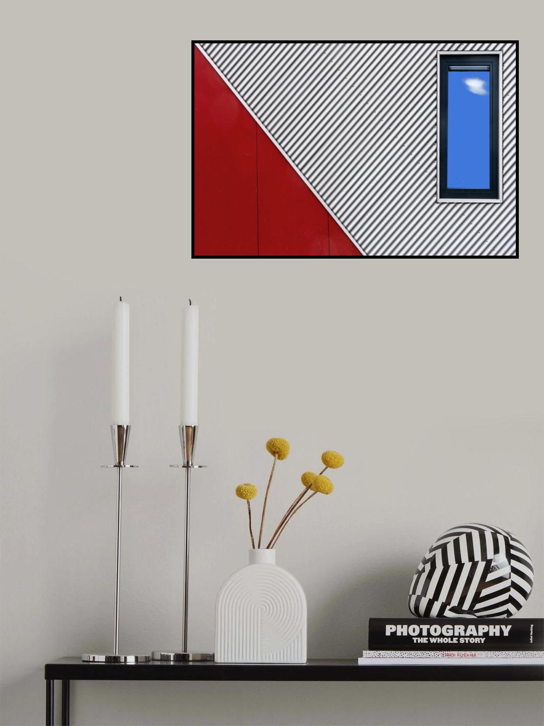 Red white and blue Poster och Canvastavla