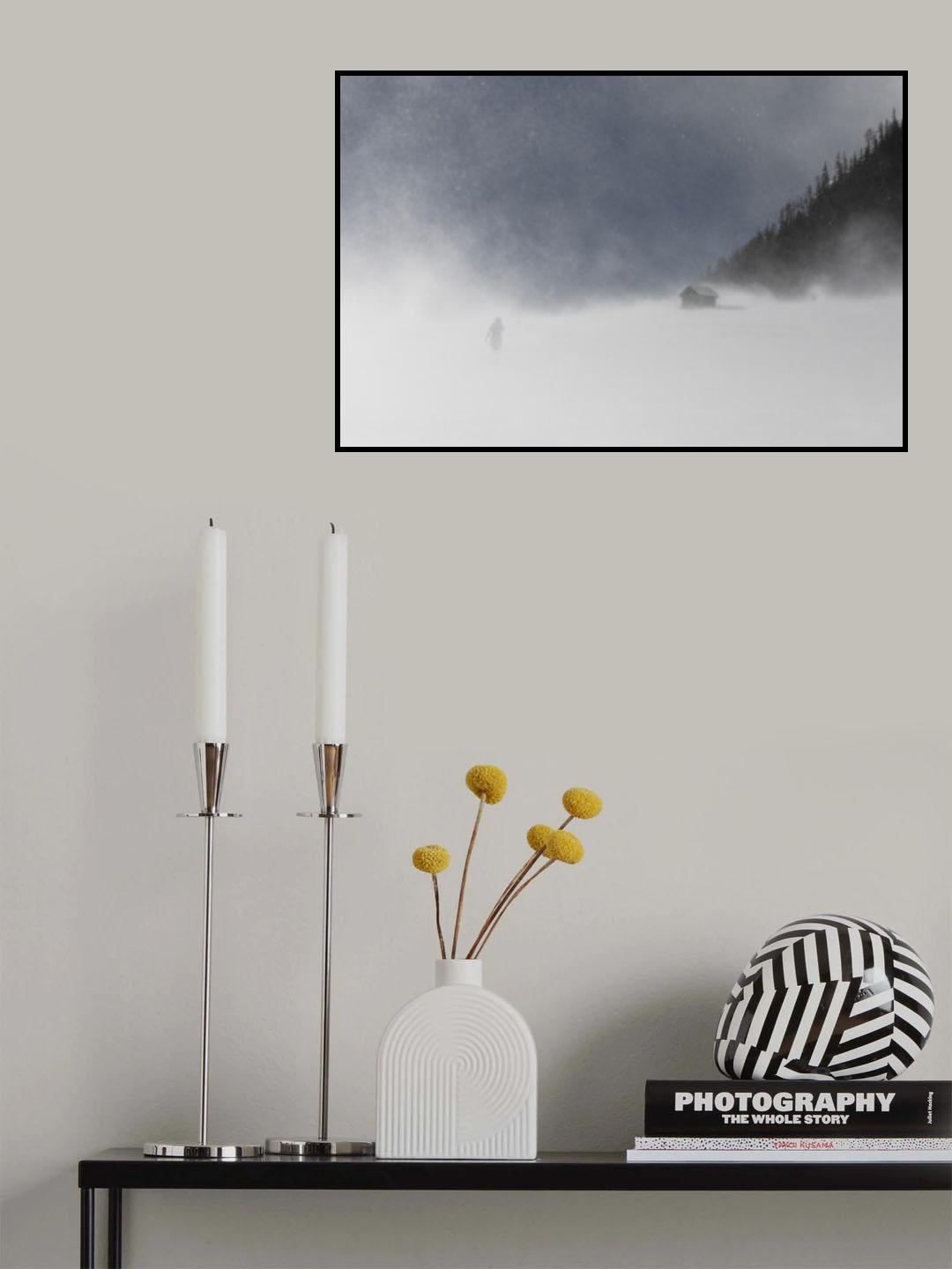 snow storm Poster och Canvastavla