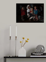 Loi tribe family at home - Myanmar Poster och Canvastavla
