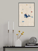 Cute Whale Poster och Canvastavla
