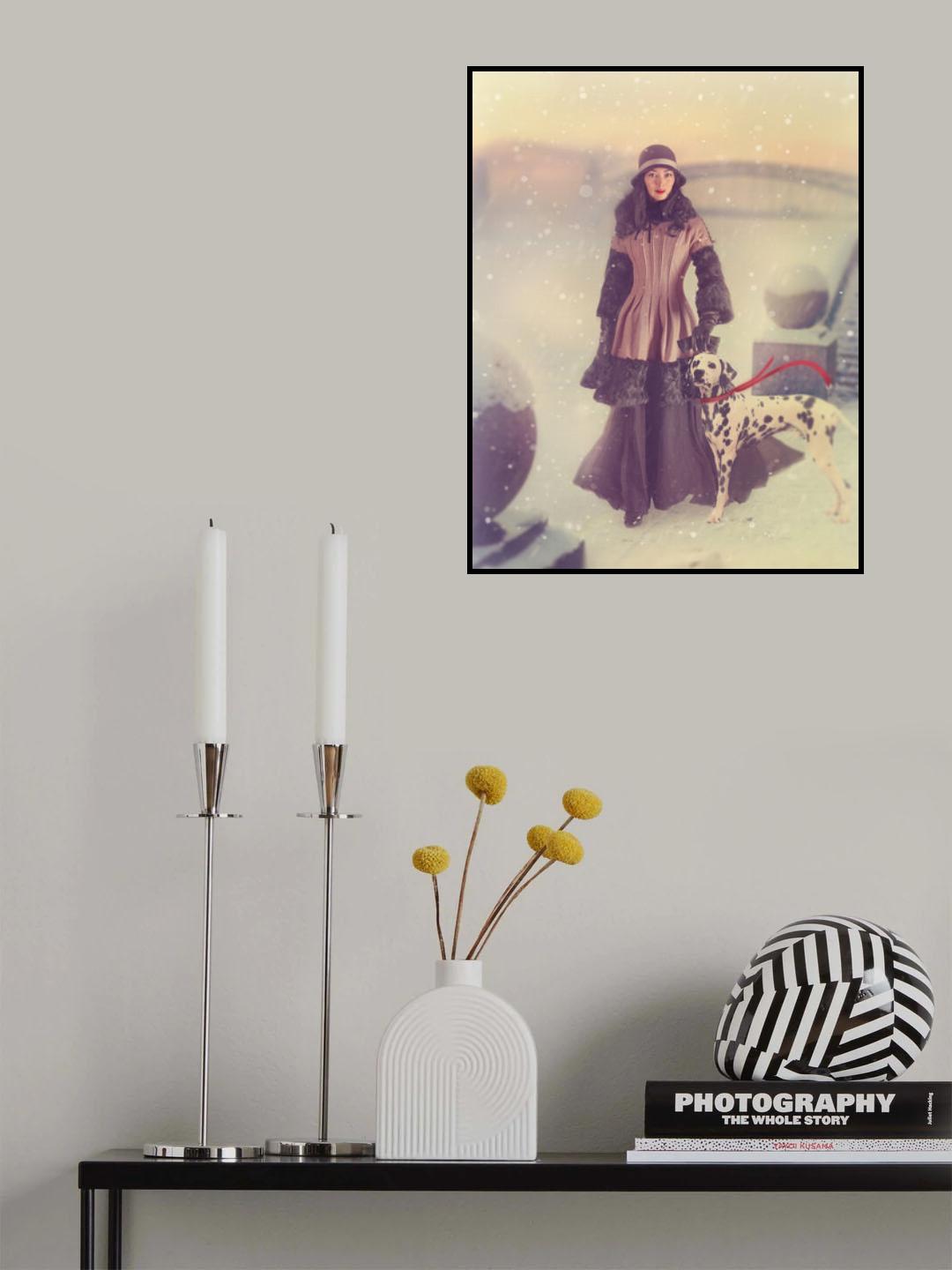 Snow Poster och Canvastavla