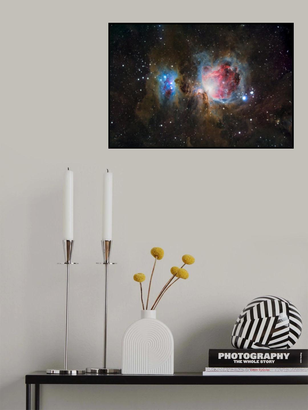 M42 Orion Nebula Poster och Canvastavla