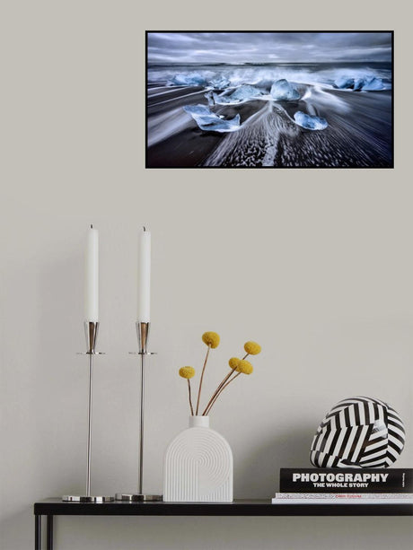Blue Diamonds Poster och Canvastavla