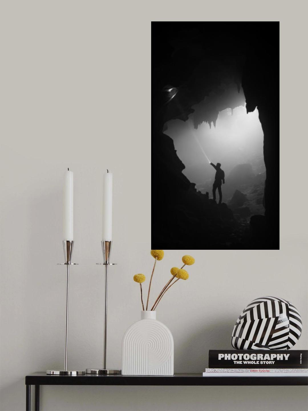 Explore in caves Poster och Canvastavla