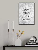 Be a Warrior Poster och Canvastavla