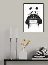 Bad panda Poster och Canvastavla