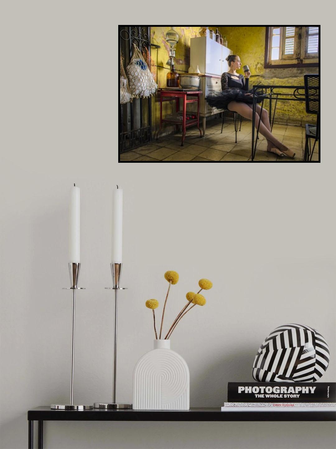 Café Allongé Poster och Canvastavla