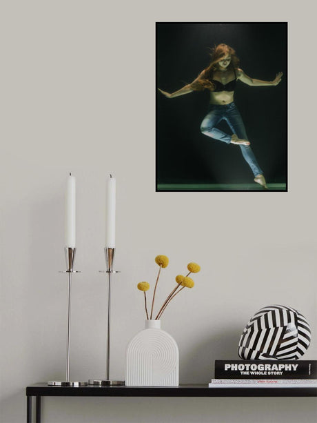 underwater artistic portrait shooting Poster och Canvastavla